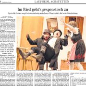 Zeitungsbericht Theater 2014 - 2015