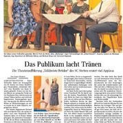 Zeitungsbericht Theater 2016-2017